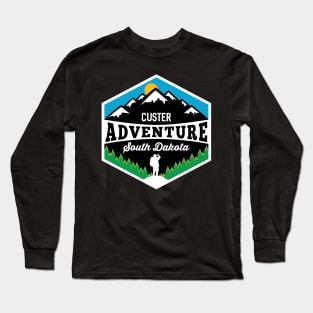 Custer Adventure South Dakota Hiking Wilderness Long Sleeve T-Shirt